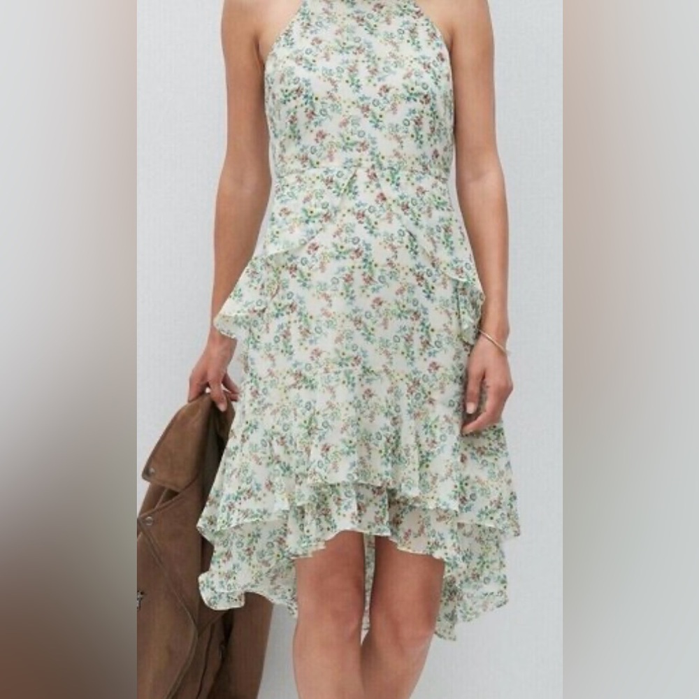 NWT Banana Republic Floral High Low Dress | Size 4